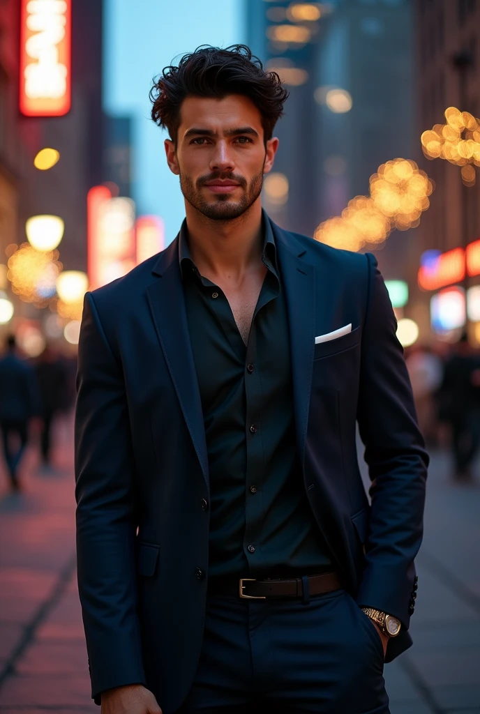 Create a handsome man for me, rosto lindo