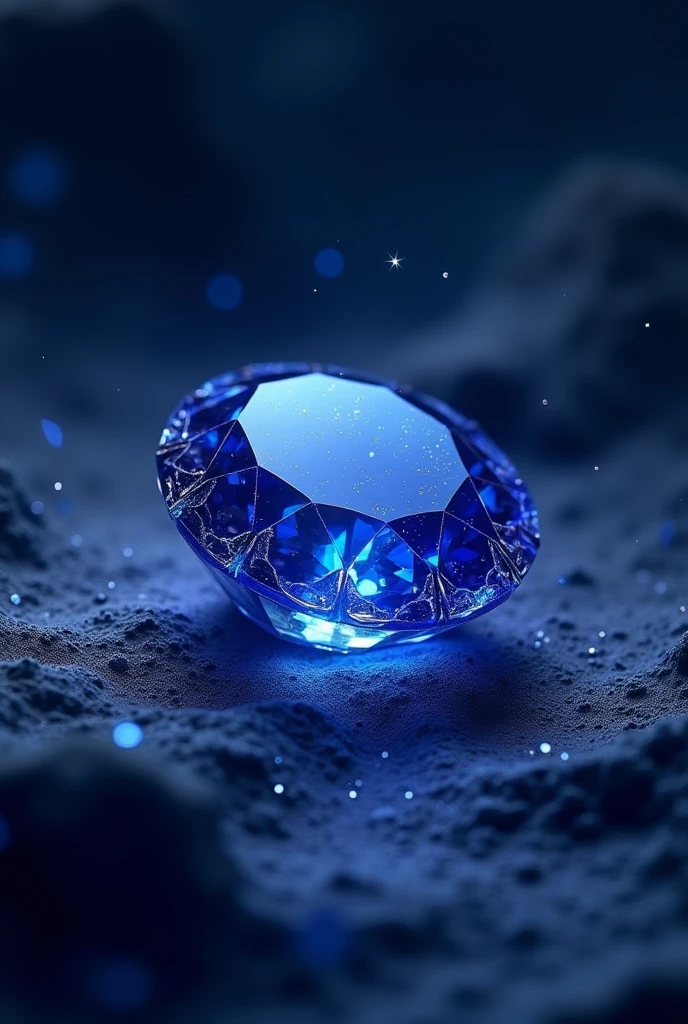 Benitoite stone graphic