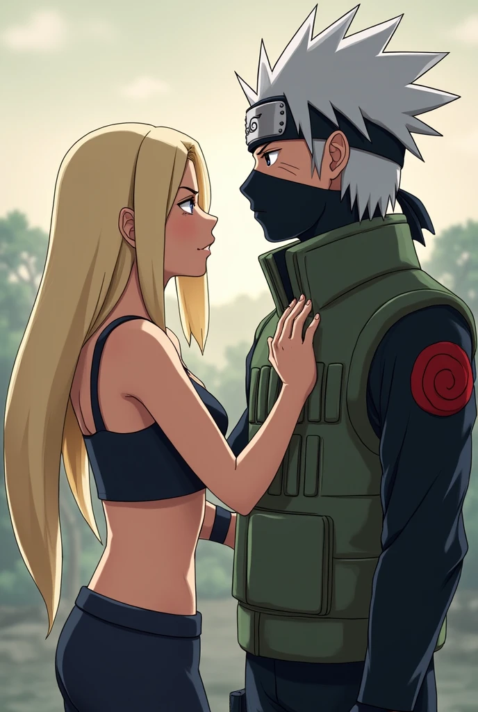 Tsunade senju and Kakashi hatake fuck