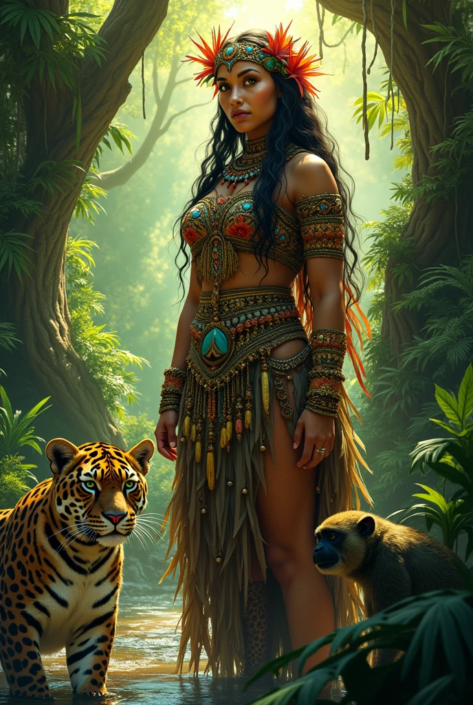 Jungle leader and Queen of Peota