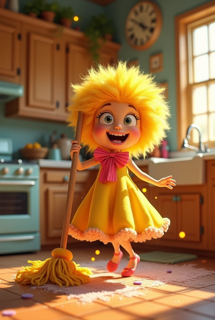 A mop named Lucyna