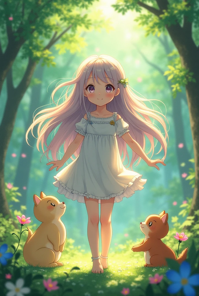 Anime, girl, naked