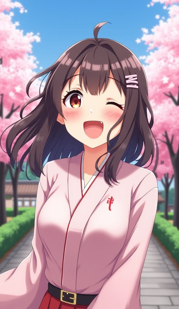 Japanese cute woman laughing Double Slightly droopy eyes