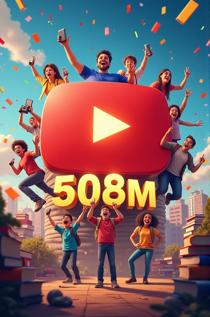 YouTube top 1 subscribe 508M!!