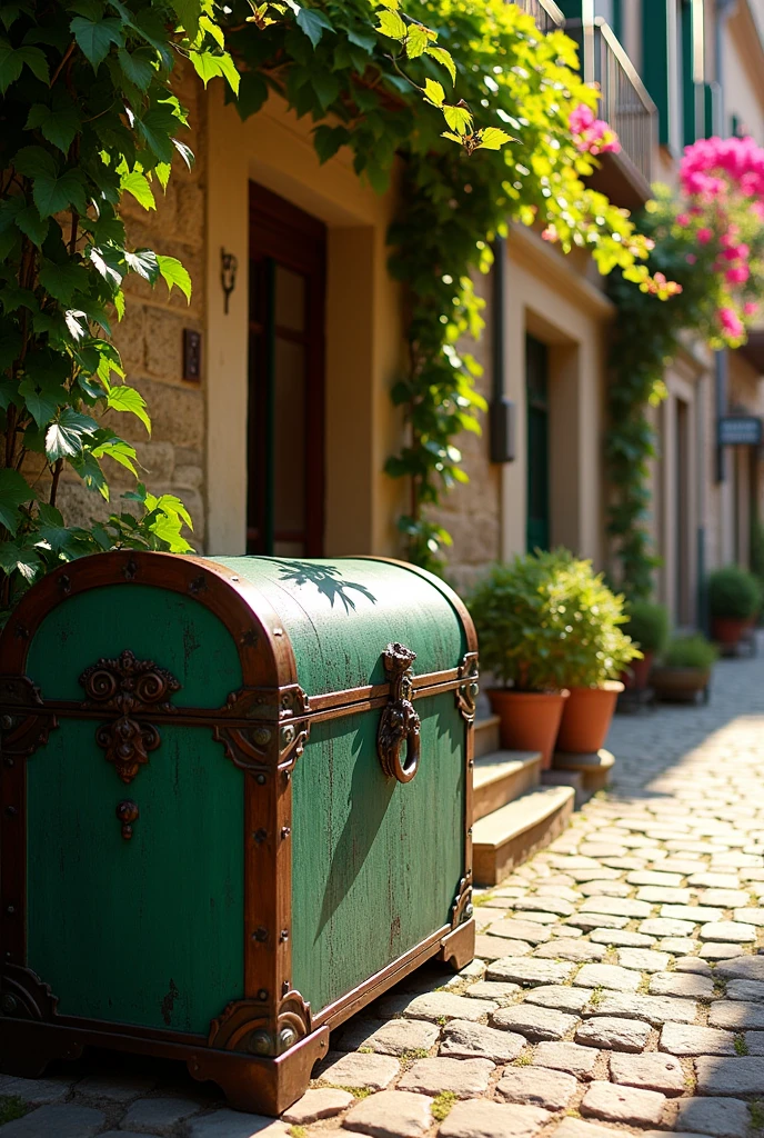 GREEN CLOSED CHEST

BACKGROUND Italy 