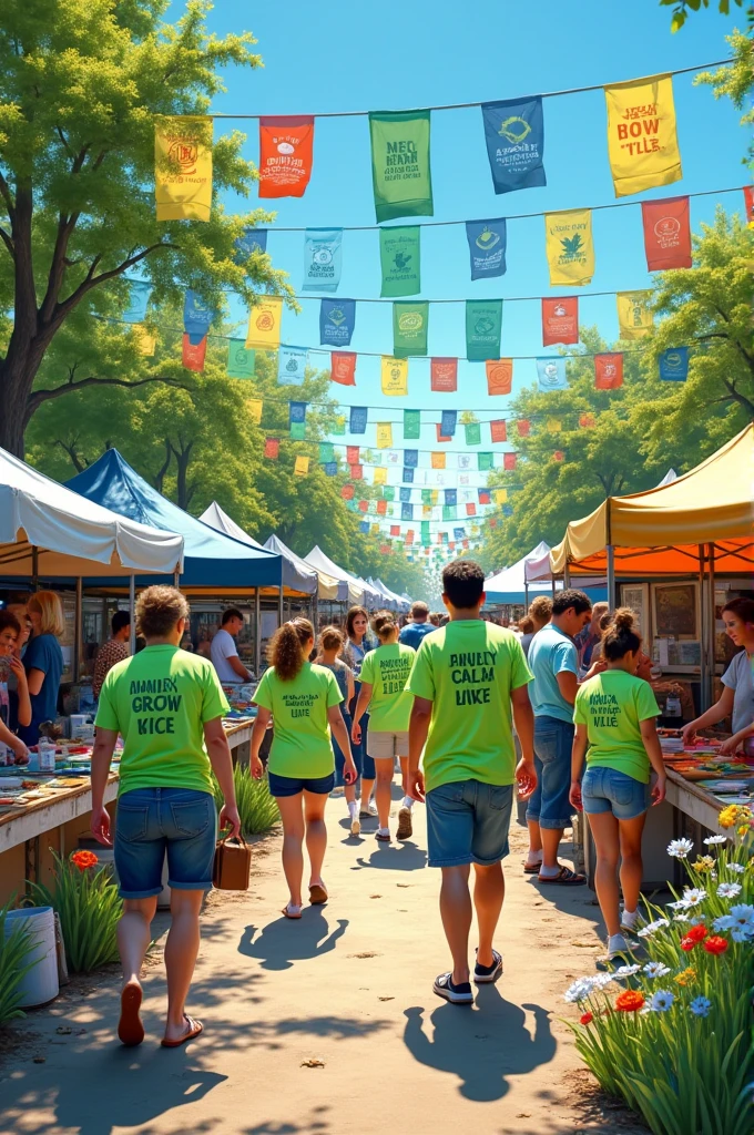 Host a bustling recycling fair