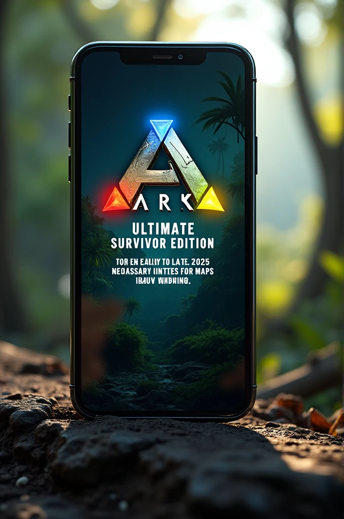 To create a convincing fake announcement image with the specified text on a phone screen, follow these steps:
1. **Select a Phone Mockup**:
- Find a high-quality phone mockup online. Search for “phone mockup template” or use a design tool that offers mockup templates.
2. **Prepare Your Image**:
- Open the phone mockup in your design tool.
3. **Design the Announcement**:
- Create a new design layer that fits the phone screen.
- Add the ARK logo and title: “ARK: Ultimate Survivor Edition”
- Include the text: “Release delayed to the end of 2025. Maps are being fixed and will be released simultaneously.”
4. **Add Visuals**:
- If possible, use game-related imagery or map graphics to make it look authentic.
- Ensure the text is clear and readable.
5. **Insert the Design into the Phone Mockup**:
- Place your announcement design onto the phone screen in the mockup.
- Adjust the design to fit within the screen boundaries of the phone.
6. **Final Touches**:
- Add a subtle background blur or shadow if needed to make the phone screen look realistic.
- Save and export your image as PNG or JPEG.
This will create a realistic-looking fake announcement on a phone screen. If you have specific design questions or need further assistance with creating this image, let me know!