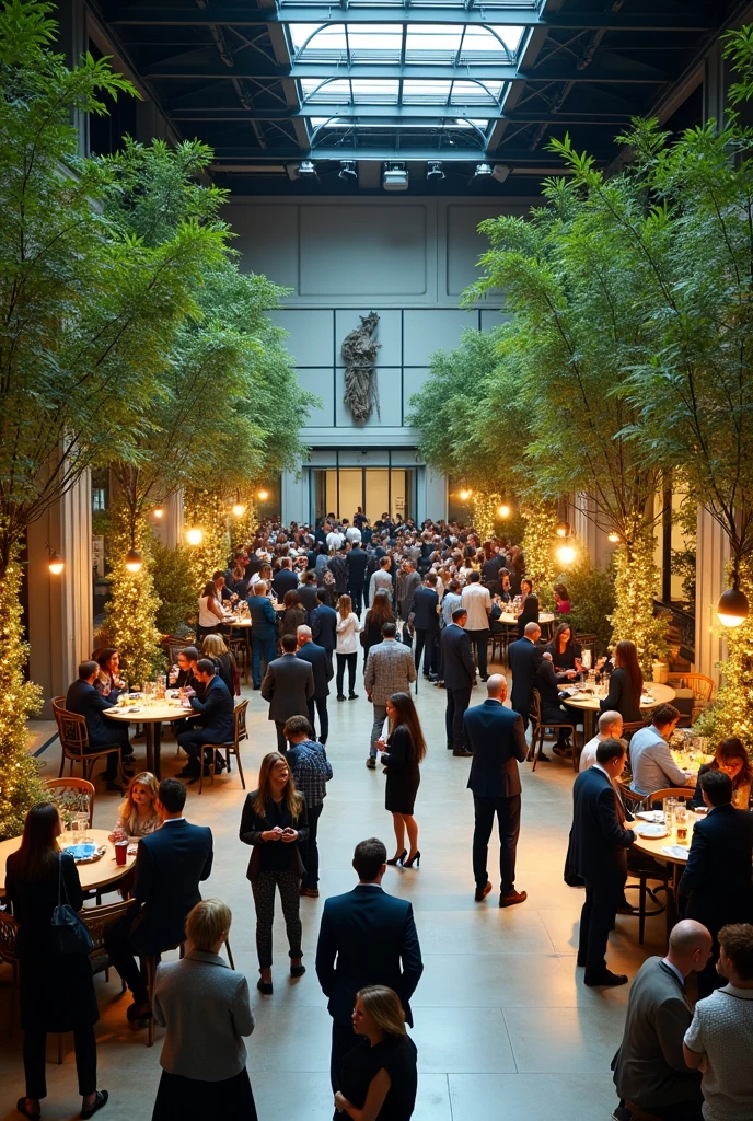 Make a busy recycling event, with lectures and business exchanges, more chic
