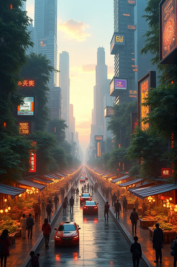 Create a highly developed megacity