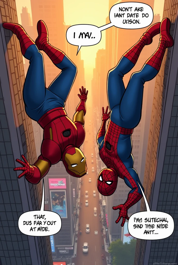 Iron man & Spiderman funny