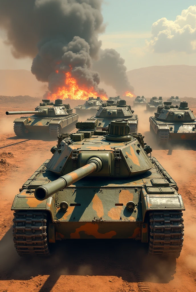 Create a fleet of war tanks