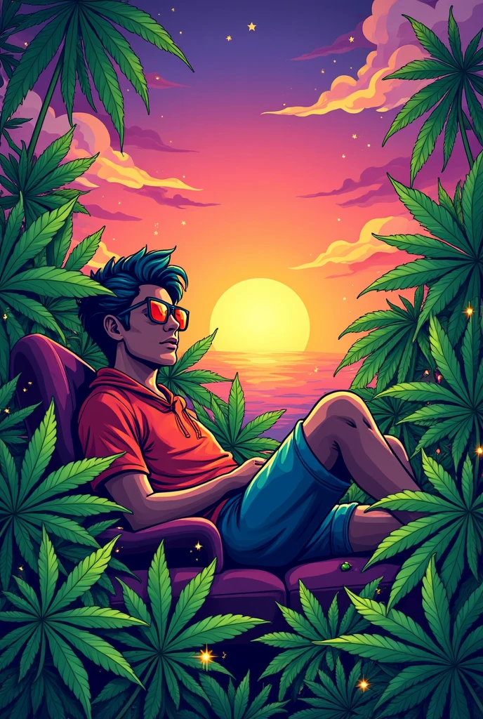 Make me a cool marijuana themed wallpaper for my hmg account price list background