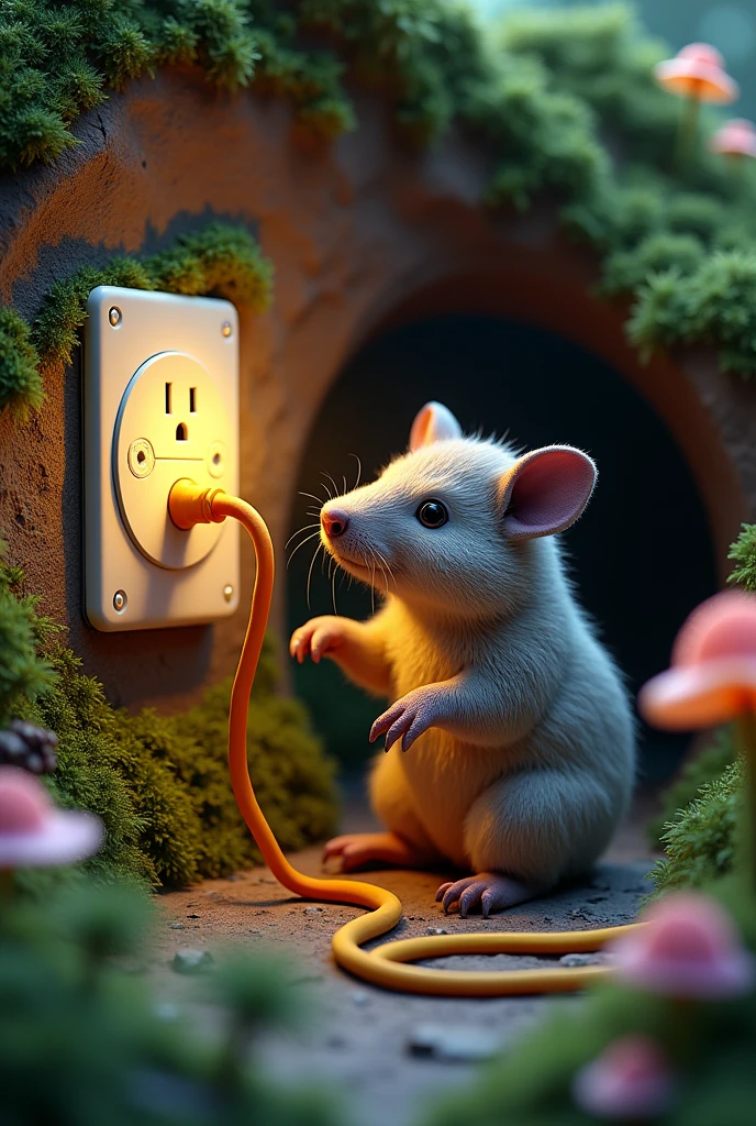 Wombat power outlet