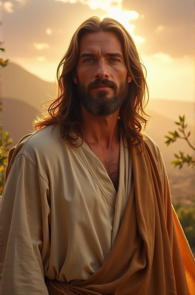 Jesus Christ looking at the camera