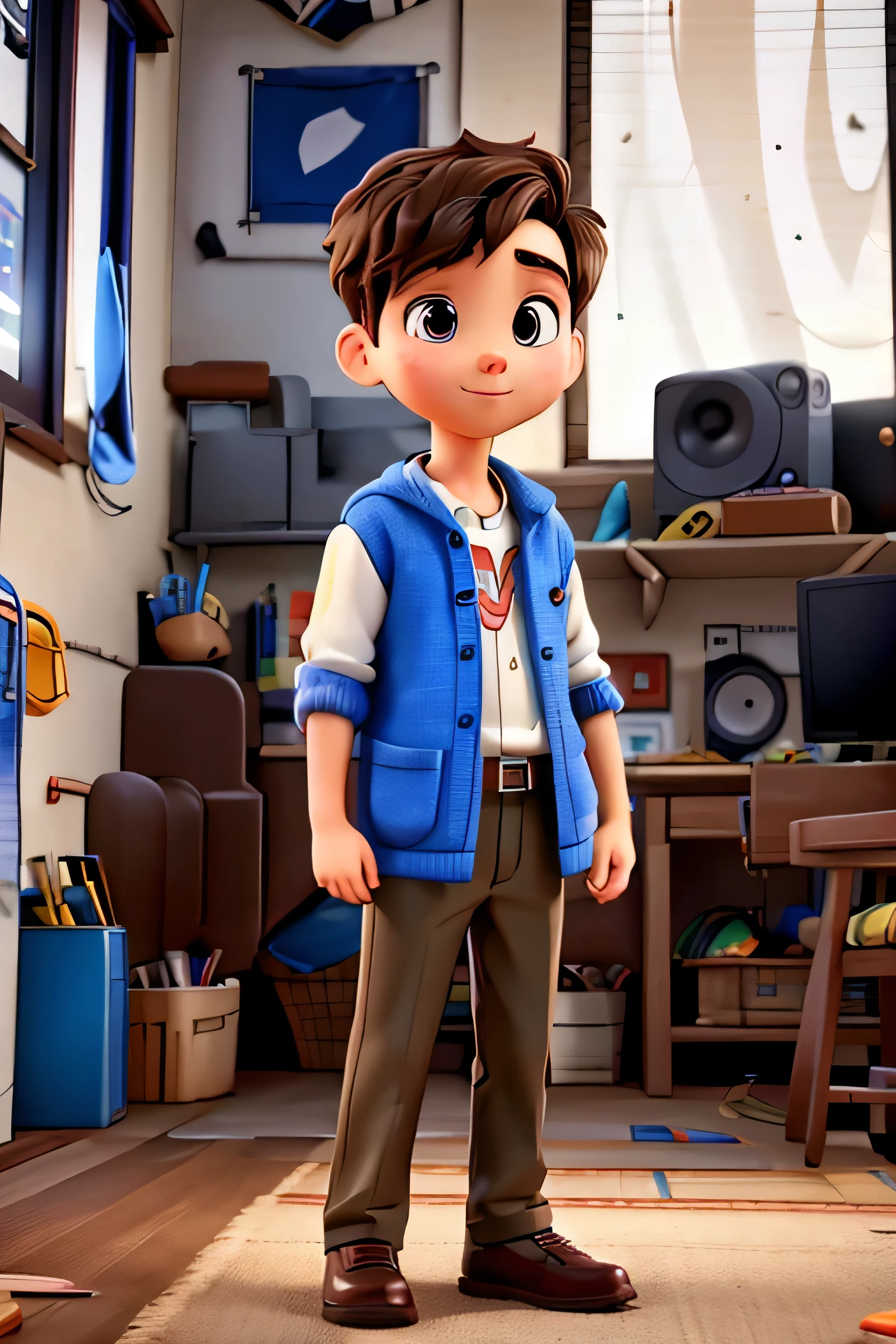 2247914054 boy want inventor, so he try learn electronics,