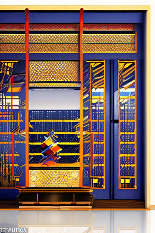 (ultra detailed, absolutely resolution, best quality:1.3), the entire image shows glass with fine cracks, and the cracks create prism effect that causes the glass to reflect light in iridescent way, it becomes like stained glass, fusion of watercolors and oil paintings, fusion of paper cutting and shadow puppetry, mix of Japanese painting, ukiyo-e and woodblock prints, mix of monochrome and color, conceptual installation art, 2.5D, delicate and dynamic, artistic, hyper, graphic CG digital art