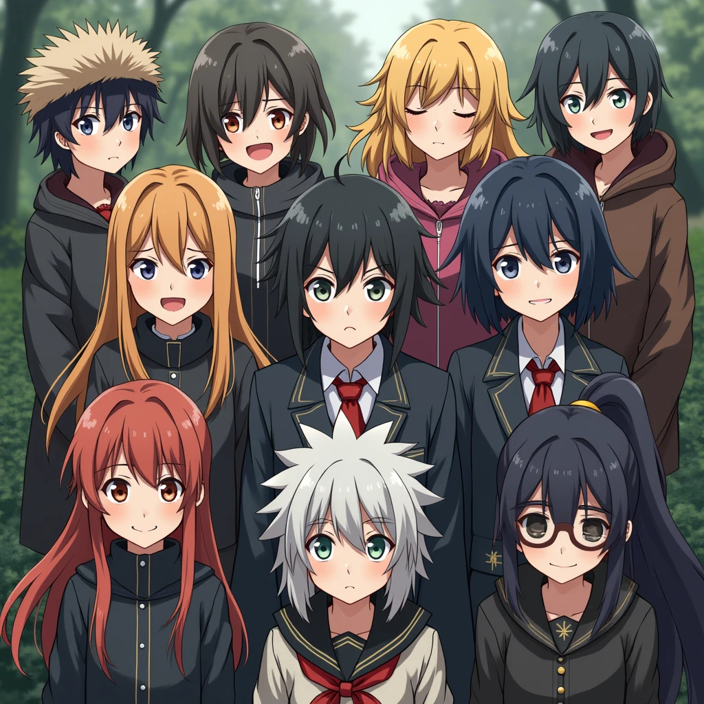 The group name is Ruru Survivors
36 unique characters
The way they face something