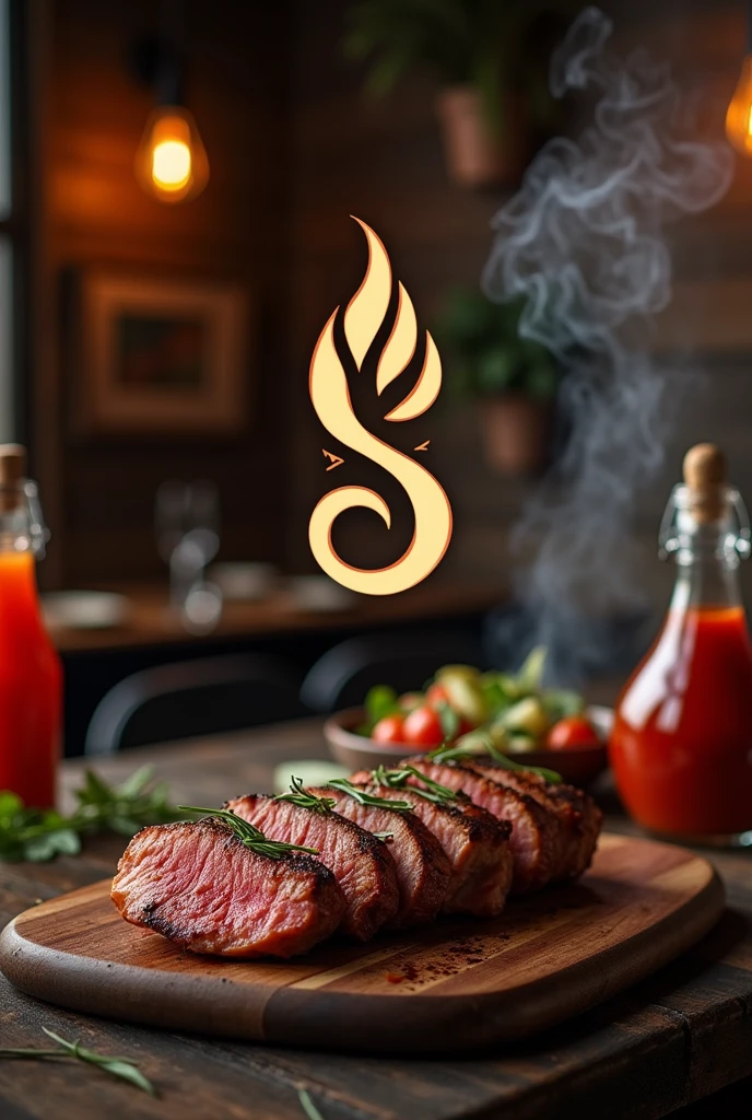 Sauce & grill restaurant mono gram
