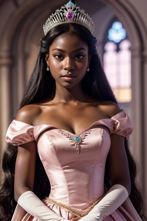 Princess Aurora with dark skin