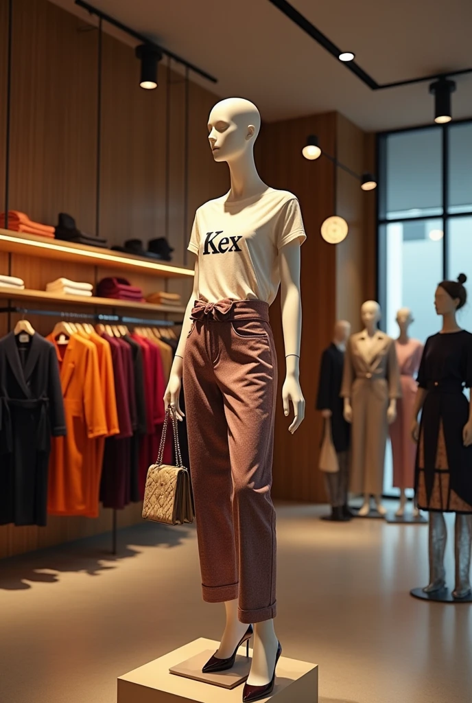 Image to post on a virtual clothing store written kex