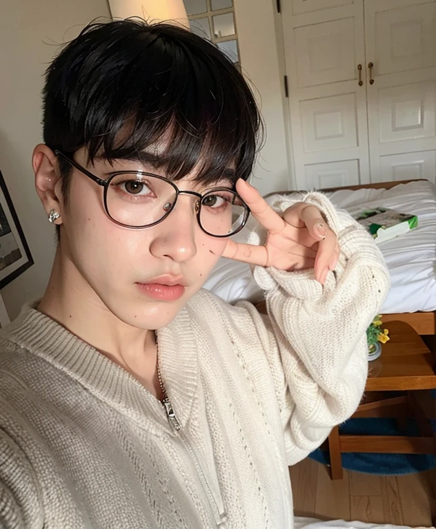 um close up de uma pessoa usando jaqueta e gravata, Jimin\the full lips, Jimin\the right eyelid is swollen, Jimin, Parque Jimin, rosto preciso do Jimin, Jimin\o nariz grego, Jung Jaehyun, jia, taejune kim, Yoongi de cabelo preto, hyung tae, Marcos Lee, Handsome androgynous prince