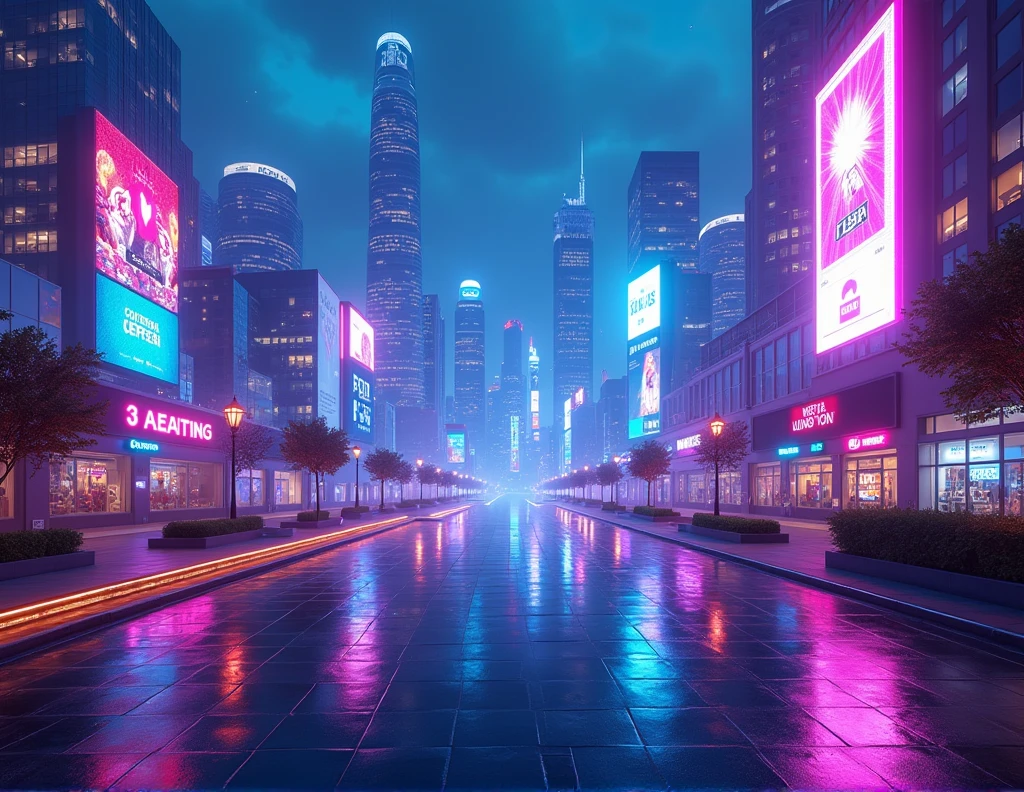 beautiful background for stream, neon