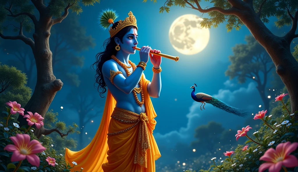 Lord Krishna music moment