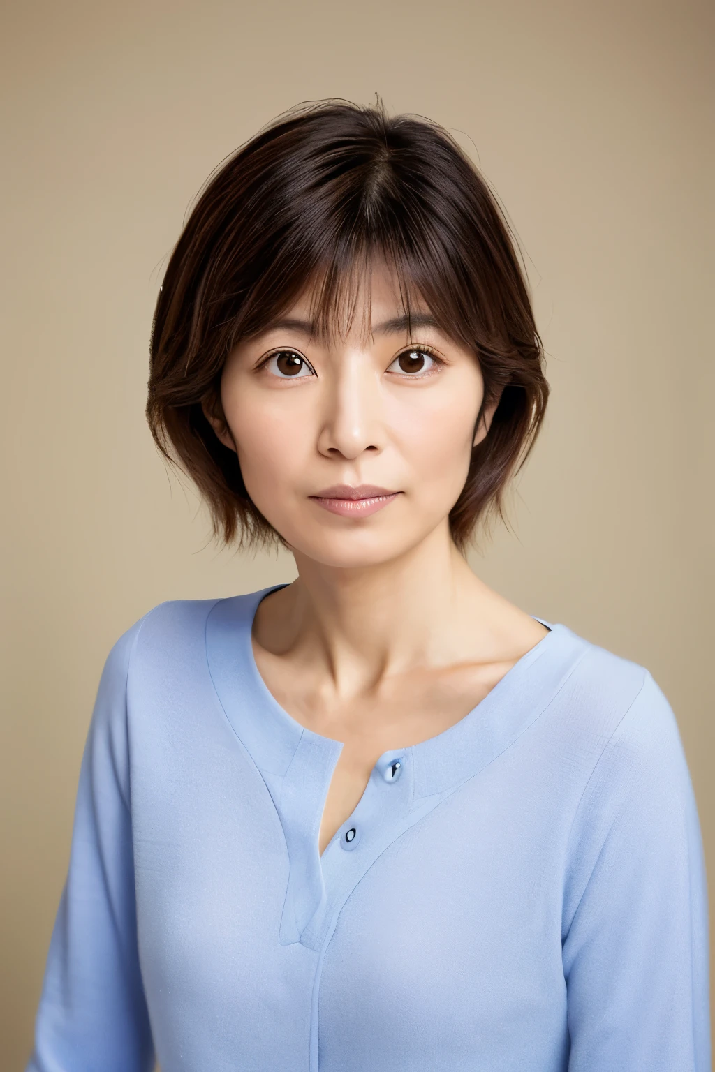 Masterpiece, Photogravure, High quality, High resolution, a photo captured the beautiful moment of a skinny Japanese woman, 40 years old, {long|short} hair, cute face, detailed face, detailed eyes, anatomically correct body