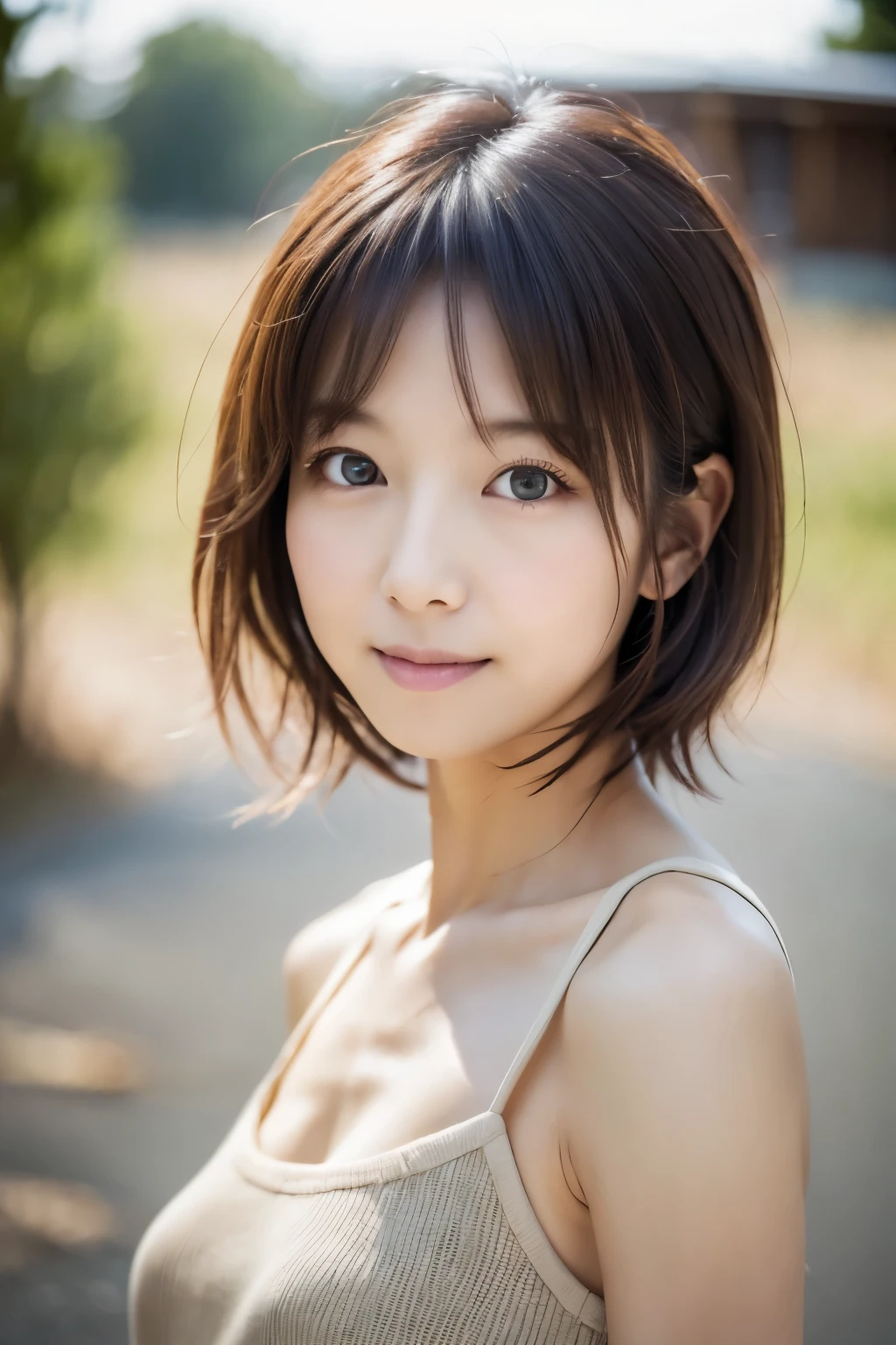 Masterpiece, Photogravure, High quality, High resolution, a photo captured the beautiful moment of a skinny Japanese woman, 40 years old, {long|short} hair, cute face, detailed face, detailed eyes, anatomically correct body