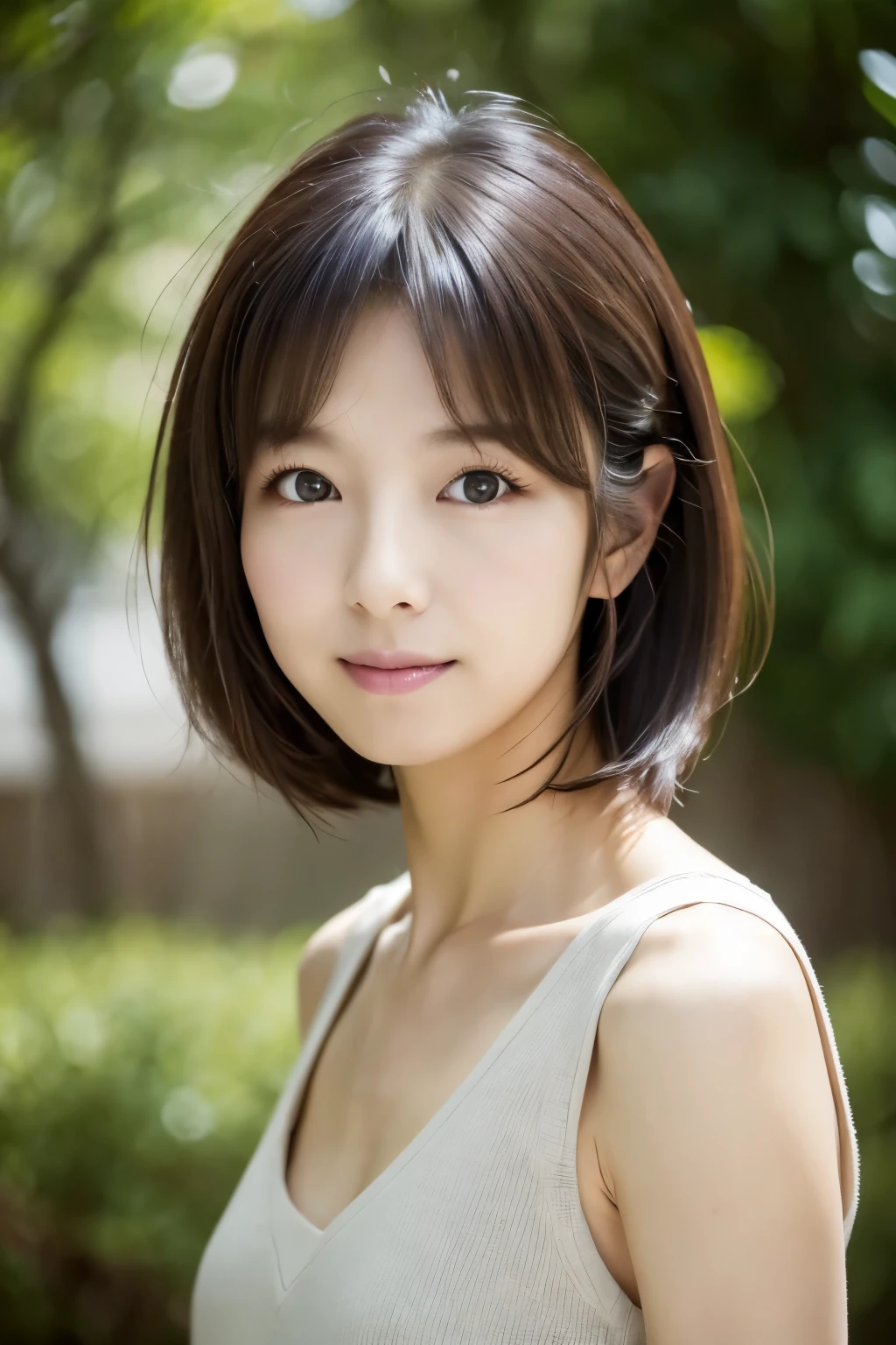 Masterpiece, Photogravure, High quality, High resolution, a photo captured the beautiful moment of a skinny Japanese woman, 40 years old, {long|short} hair, cute face, detailed face, detailed eyes, anatomically correct body