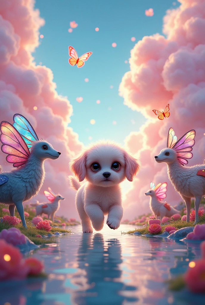 Surrealism、dream-like、 Like a cute dog、Fantasy creatures、Fantasy creatures、