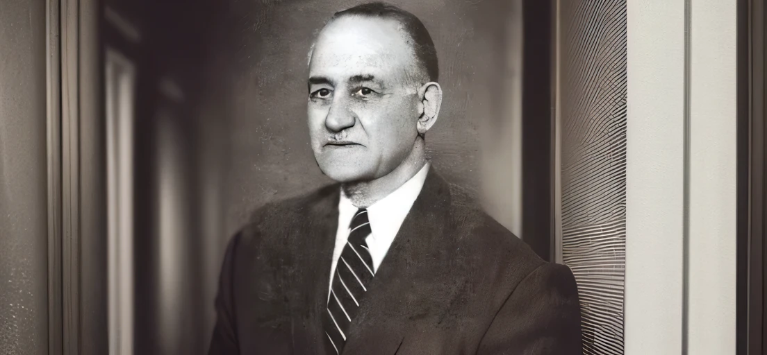 A man wearing wuit and tie, black and white, high quality