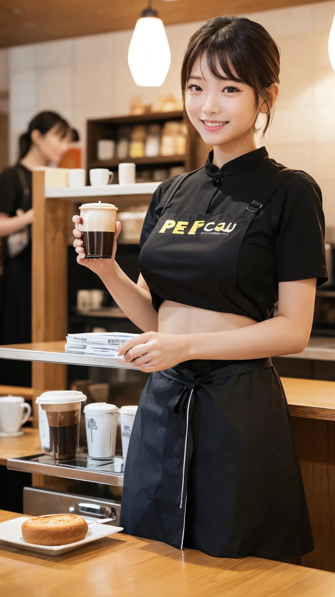 少女clerk1人、(10 years old、10th Generation、student:1.5)、young、student、part-time job、clerk、Japanese、(smile)、bangs、Very short hair、((whole body))、((tableの上に股を広げてしゃがむ:1.5))、tableの上でしゃがむ、会計table、accounting counter、On the counter、(((会計tableに乗って股を広げてしゃがんでPeeをCafeオレのcupに入れています:1.8)))、((Pee:1.0))、((Peeをコップに入れる:1.2))、PeeCafeオレ、((Cafeラテ、cup:1.5))、((Emaciated:1.3))、thin、Thin arms、thin二の腕、Small hands、Curved waist、Center of chest、Round Breasts、Shining Breasts、Breastfeeding、Grabbed by the chest、Center of chest、Fully open posture、Grinning face、smile、secret、secret、throw、RAW Photos、Highest quality、masterpiece、8k、detailed顔、detailed、detailed髪、detailed筋肉、超detailed、Ultra-high resolution、Genuine、indoor、会計table、table、date、customer、clerk、Product Receipt、Cafe、coffee shop、((The actual interior:1.0 ))、(Browsing Caution:1.2)、