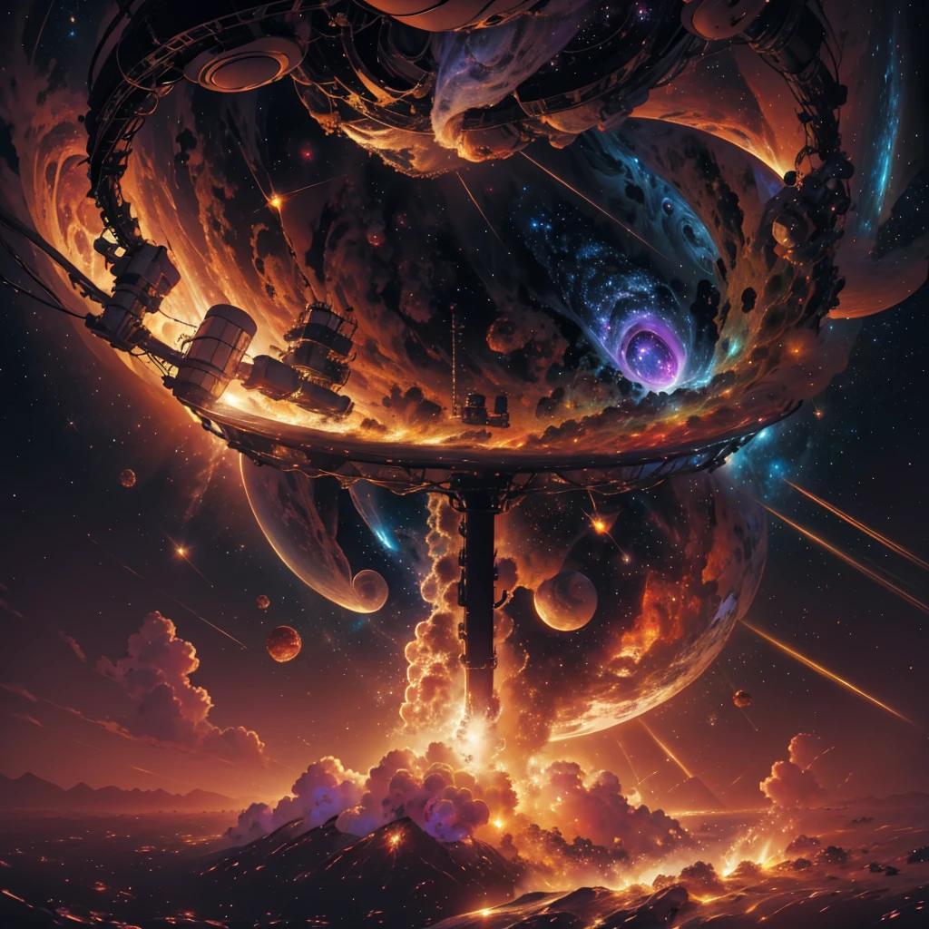 generate an image, photo quality, an ultra realistic photo , that was taken by the james webb telescope, in the photo a space nebula, ultra definition, super detailed, 8k resolution, better rendering, swirly vibrant colors, ultrarealism