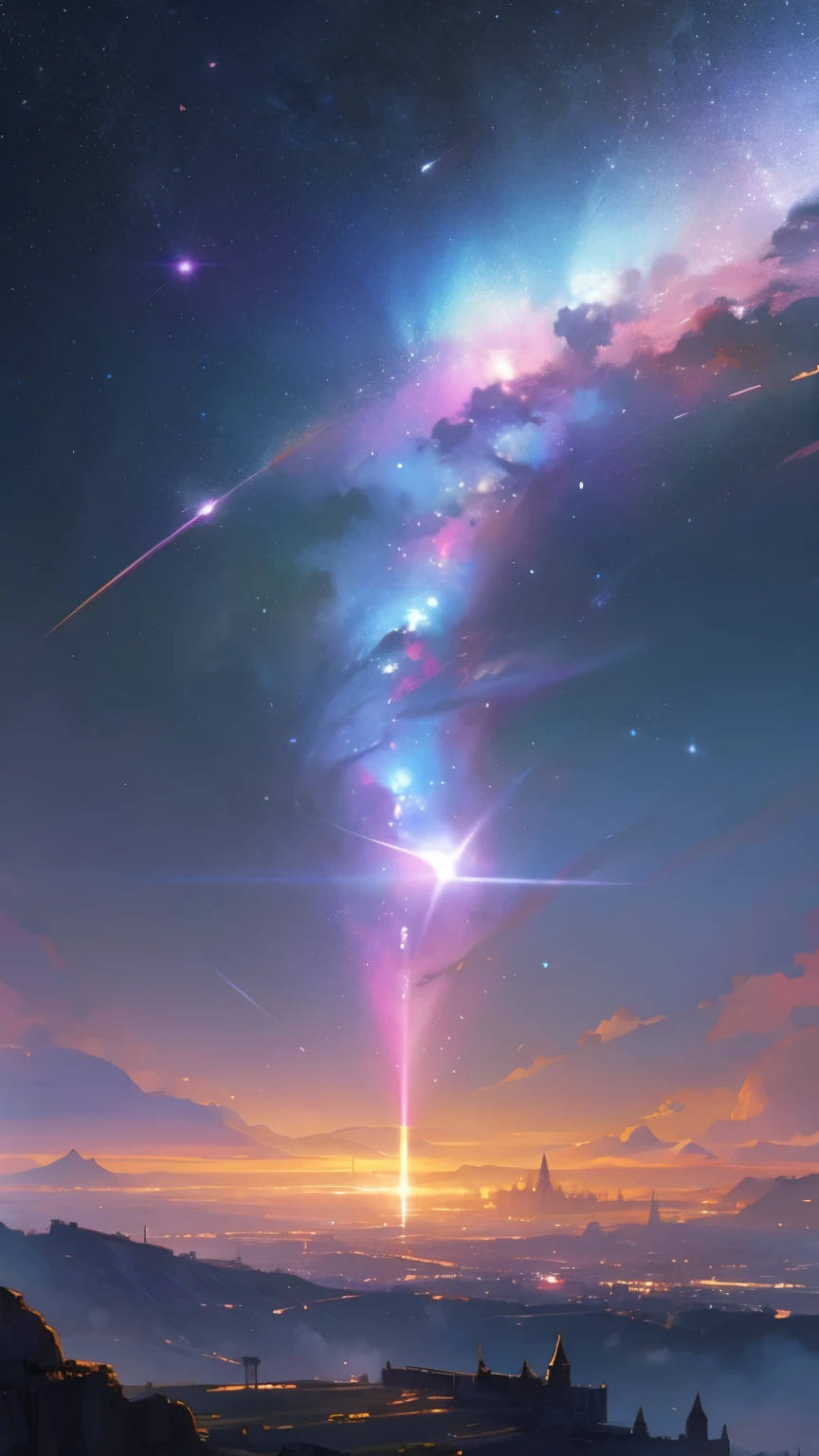 Weathering with You-like Scenery、Fantasy、nebula