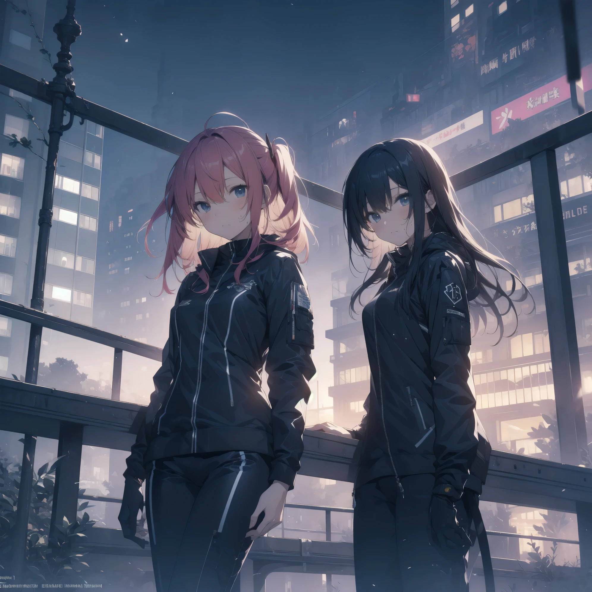 ultra-absurdres-Top quality by artist God, ultra-detailed, high resolution, anime moe artstyle, best anime 8k konachan wallpaper, pixiv contest winner, pool:2810, perfect anatomy,break, 1girl, (Please draw a girl sitting on railing alone. )break,(Solo,little female, 11-year-old:1.3),Full limbs, complete fingers, cyberpunk, medium breasts, beautiful (well-shaped) breasts, groin, butt, small black eyes, beautiful detailed eyes, well-proportioned iris and pupils, highres detailed hair, sweat, (bodysuit, plugsuit), (Detailed Lighting), (Detailed background), cityscape, city lights, railing, on the skyscraper.. break,super detailed skin, shiny skin, Best sexual lighting powered by famous artist, 8k,beauty illustration,photoshop_(medium),very aesthetic,break,((artist:izumi_tsubasu )), artist:clamp ,artist:carnelian ,artist:kantoku ,
