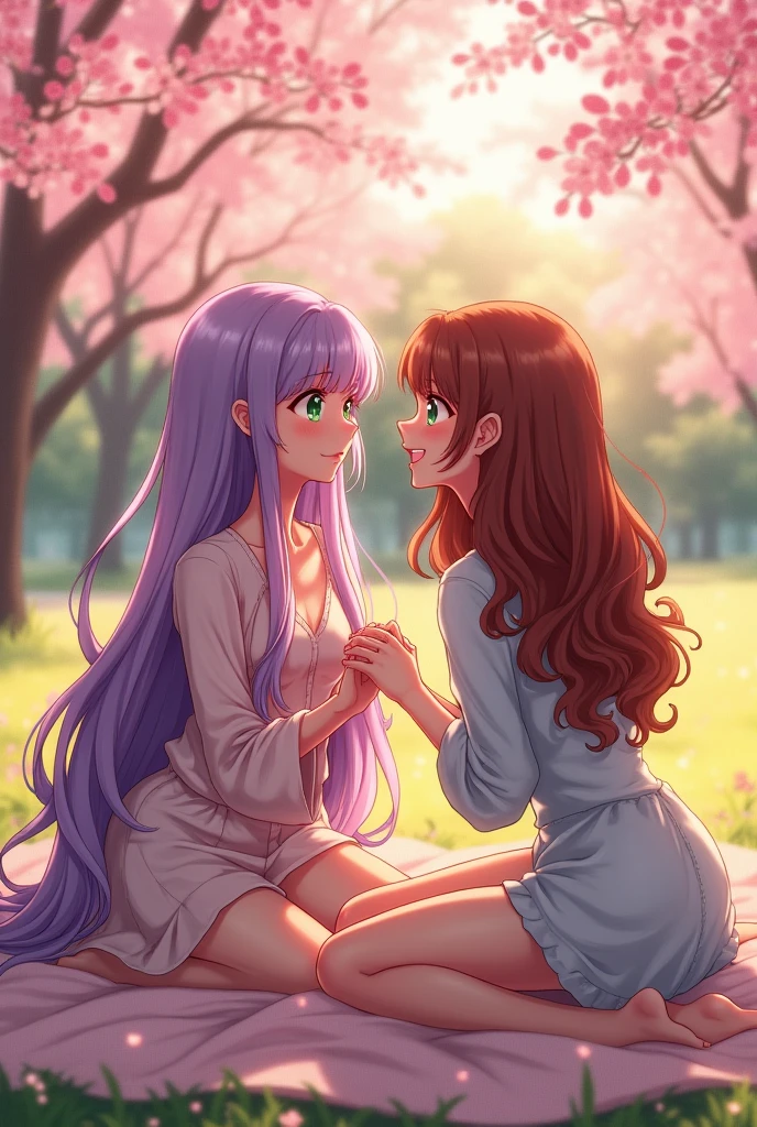 A futanari with her girlfriend 