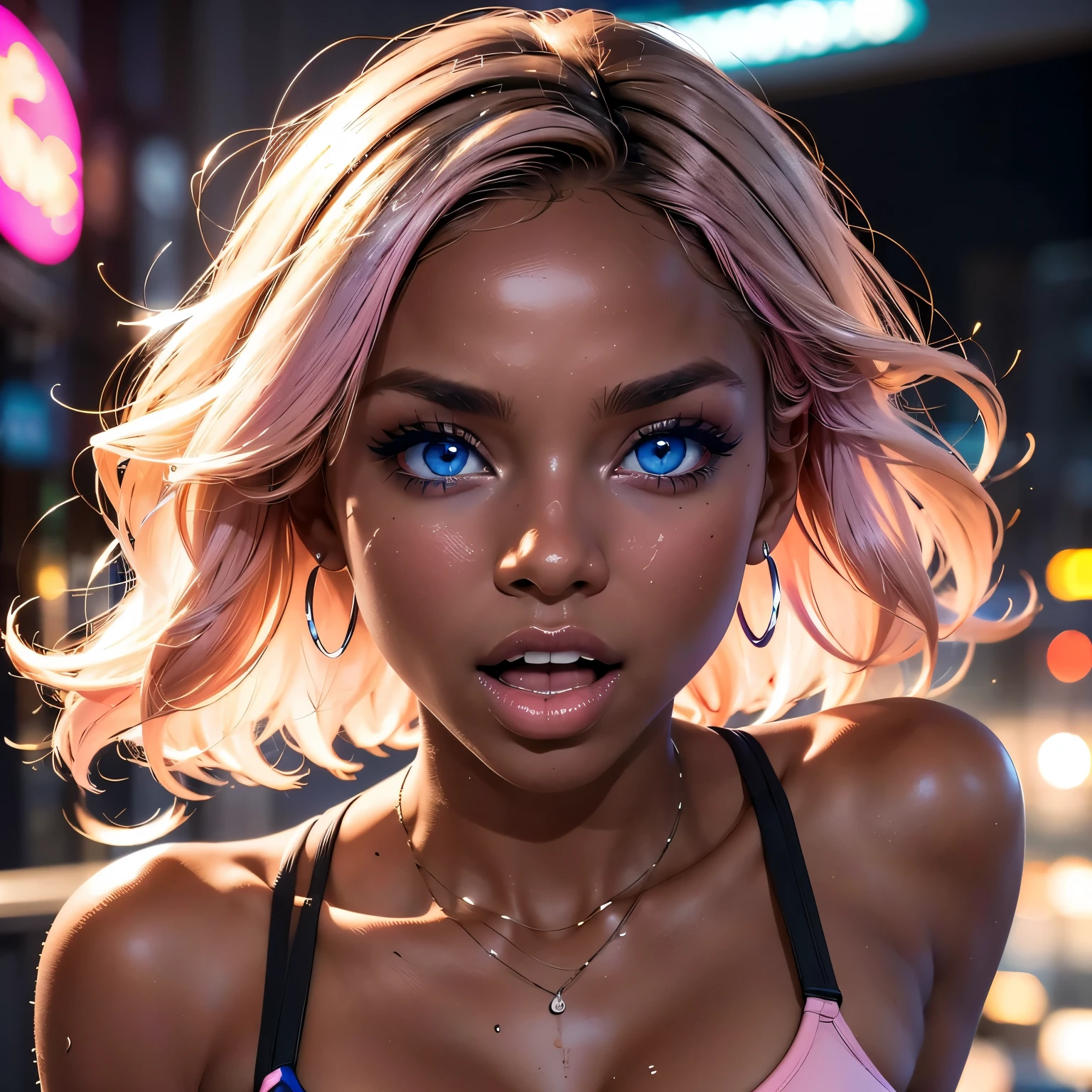 light blue eyes