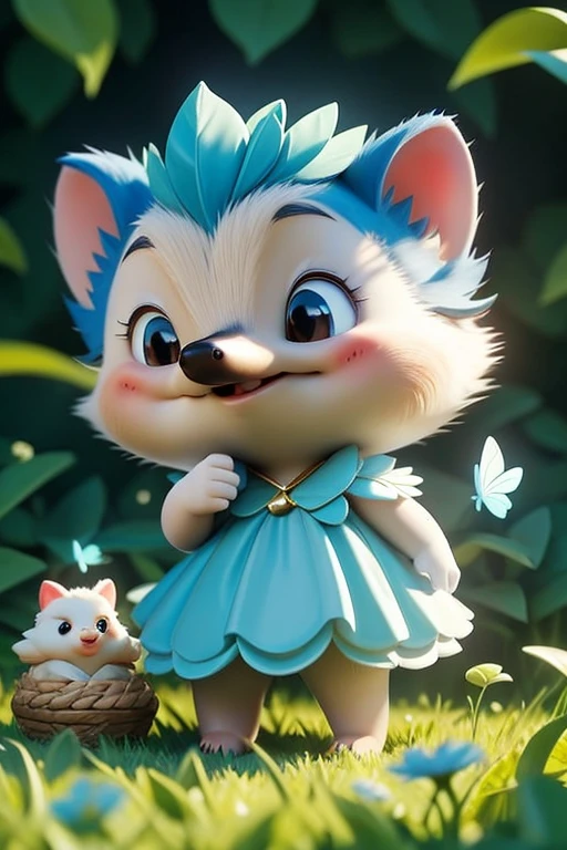 Hedgehog, like a dancer, he stands in the grass,
White mushroom in hands, inhales tenderly.
the sun is shining, Like gold, up,
The world around is blooming, joy fills.Happiness beats in the heart, delight and bliss,
The spring moment gives peace.
Butterflies are circling, dancing in a circle,
Fly, like fairy tales, into the blue sky.A cute hedgehog pleases the eye in the meadow,
In the tenderness of nature there is care and softness.
In the heart of spring there is magic and grace,
Warmth and coziness, like light in harmony.The wind whispers softly, playing with leaves,
Every moment is like a miracle, blossoms in the soul.
Hedgehog с грибом, under the blue sky,
The fairy tale of spring remains in the heart forever.