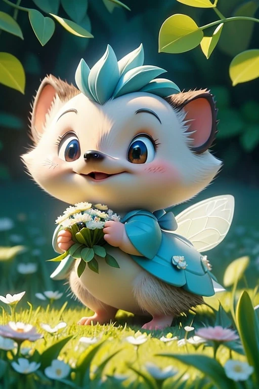 Hedgehog, like a dancer, he stands in the grass,
White mushroom in hands, inhales tenderly.
the sun is shining, Like gold, up,
The world around is blooming, joy fills.Happiness beats in the heart, delight and bliss,
The spring moment gives peace.
Butterflies are circling, dancing in a circle,
Fly, like fairy tales, into the blue sky.A cute hedgehog pleases the eye in the meadow,
In the tenderness of nature there is care and softness.
In the heart of spring there is magic and grace,
Warmth and coziness, like light in harmony.The wind whispers softly, playing with leaves,
Every moment is like a miracle, blossoms in the soul.
Hedgehog с грибом, under the blue sky,
The fairy tale of spring remains in the heart forever.