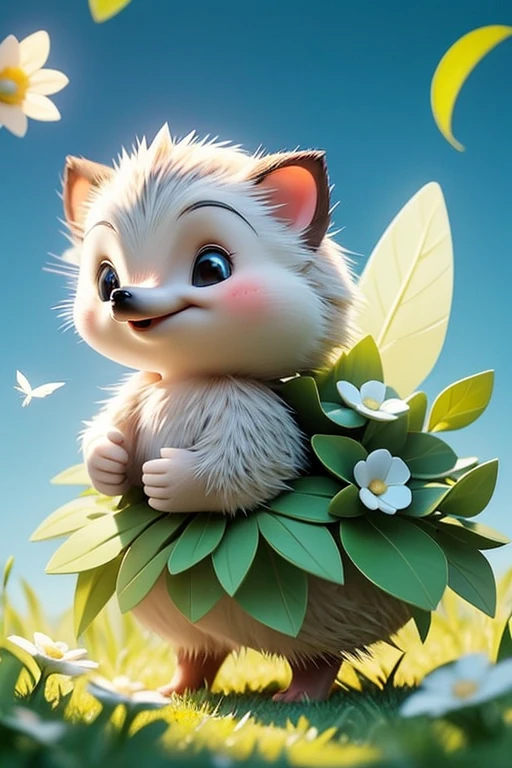 Hedgehog, like a dancer, he stands in the grass,
White mushroom in hands, inhales tenderly.
the sun is shining, Like gold, up,
The world around is blooming, joy fills.Happiness beats in the heart, delight and bliss,
The spring moment gives peace.
Butterflies are circling, dancing in a circle,
Fly, like fairy tales, into the blue sky.A cute hedgehog pleases the eye in the meadow,
In the tenderness of nature there is care and softness.
In the heart of spring there is magic and grace,
Warmth and coziness, like light in harmony.The wind whispers softly, playing with leaves,
Every moment is like a miracle, blossoms in the soul.
Hedgehog с грибом, under the blue sky,
The fairy tale of spring remains in the heart forever.
