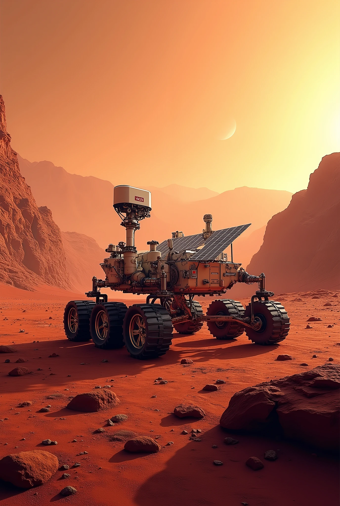mars perseverence rover poster