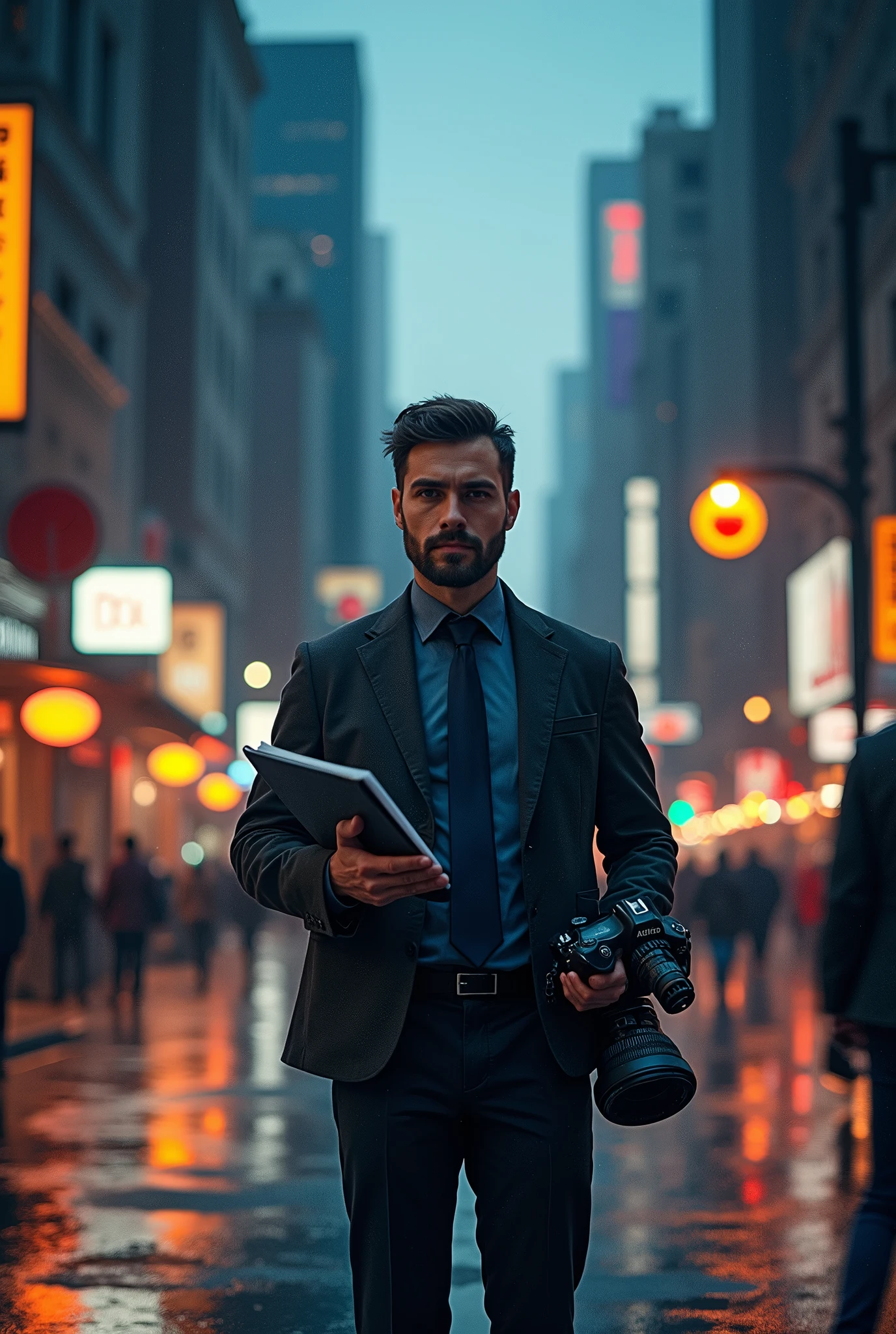 Agenda cover design for journalism professionals