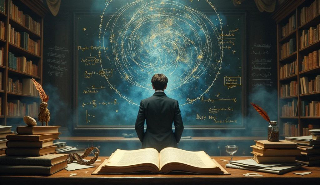 Galois’s Mathematical Formulas - Visuals of equations and theories developed by Galois.