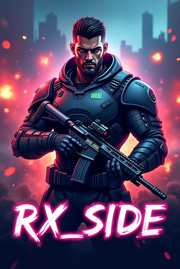 Make a gaming Man
logo named RX_SIDE
Make better one
For free fire