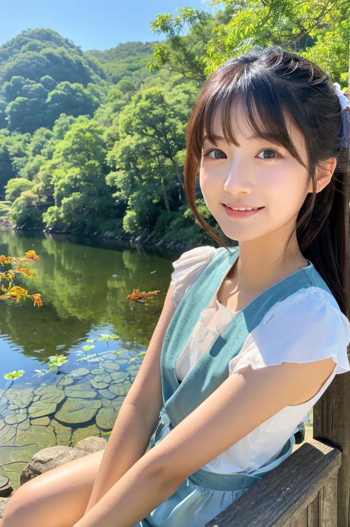 ((Highest quality)), ((masterpiece)), (detailed),Perfect Face,Japanese,landscape,Beauty,cute,Upper Body