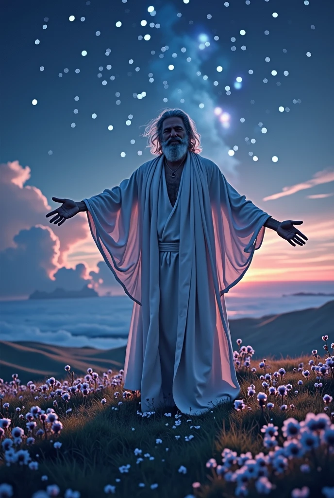 Man toward eternity.