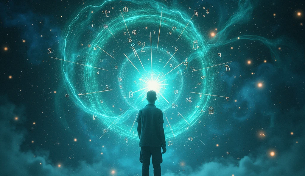 Quantum Physics - Imagery depicting quantum mechanics concepts related to Galois’s theories.