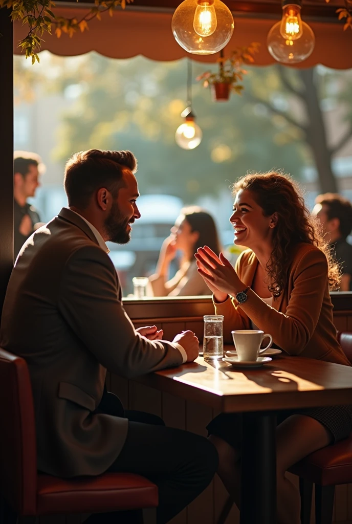 His calm demeanor was a perfect foil to her energetic enthusiasm.