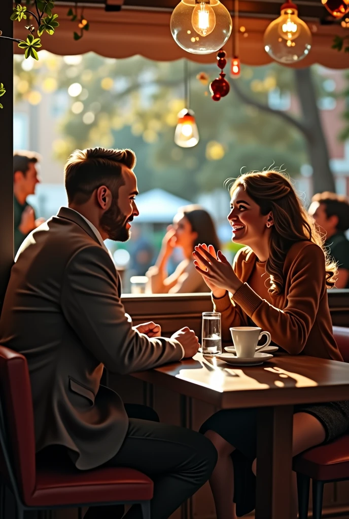 His calm demeanor was a perfect foil to her energetic enthusiasm.